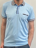 Tom Penn Men's Sky Blue Polo Shirt Tpp-905