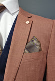 6th  dense mens 3 piece suit