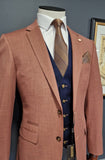 6th sense mens three piece suit