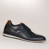 mans navy shoe