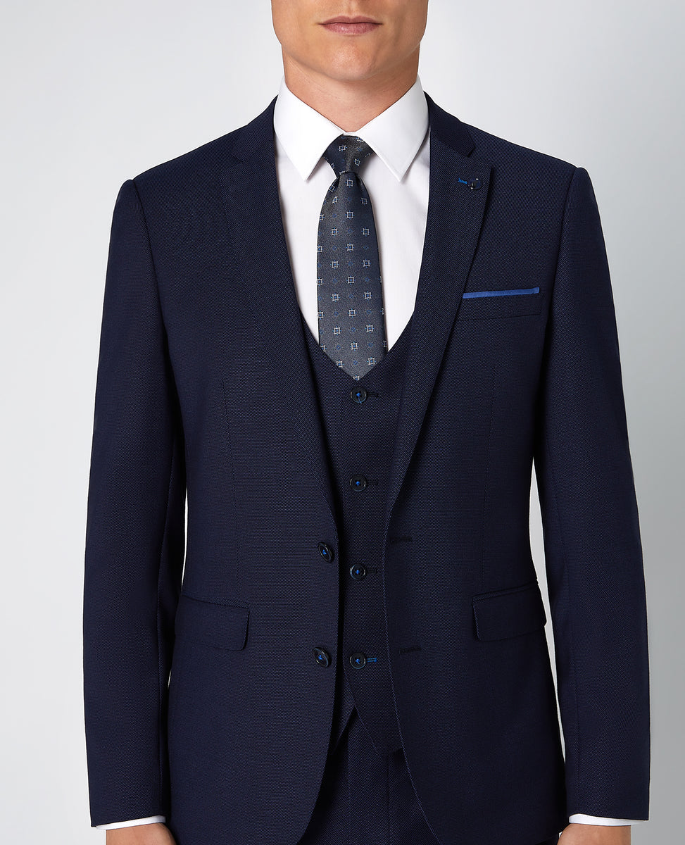 Mens Navy Suit Remus Uomo 3 Piece 31765 28 Phillips Menswear