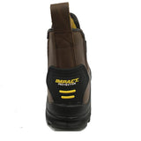 Impact Safety Boss Safety Boots - Brown (Men's & Boys sizes)