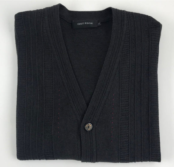 phillips menswear mens cardgan gilt edge