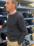 Men's Crew Neck Sweater Remus Uomo 58896 28 Navy