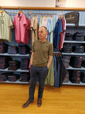 Tom Penn Knitted Khaki Polo