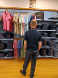Men's Navy Knitted Polo