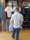 Men's Blue Print Shirt