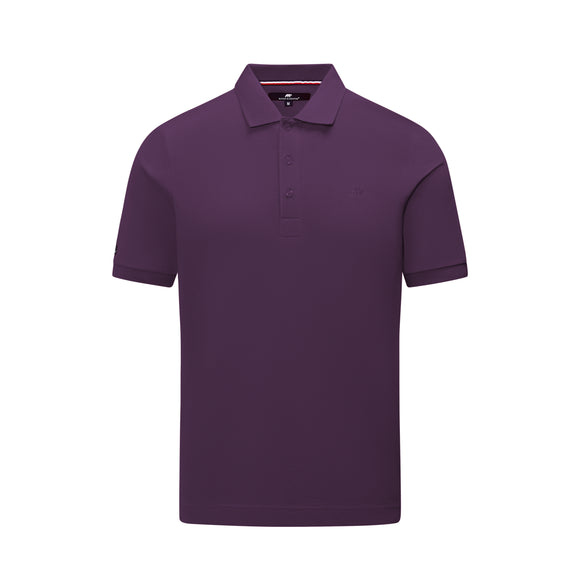 Rivet and Denim Mountain Polo Shirt Purple