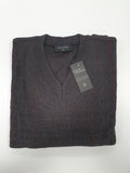 Men's  v neck gilt edge jumper