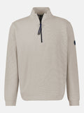Men's Lerros 1/4 Zip Sweater Stone