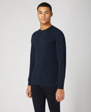 Men's Long Sleeve Crew Neck Navy 53120/78