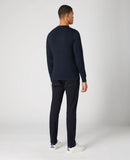 Men's Long Sleeve Crew Neck Navy 53120/78