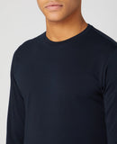 Men's Long Sleeve Crew Neck Navy 53120/78