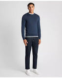 Men's Blue Remus Crew Neck Sweater