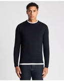 Remus Crew Neck Navy Sweater