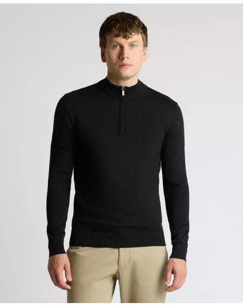 Remus Black 1/2 Zip Sweater