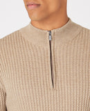 half zip turtle remus sweater
