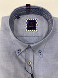 Andre Men's Shirt Shannon Navy Long Sleeve