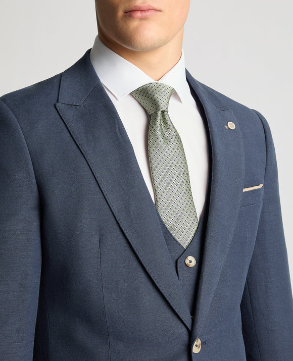 Remus Uomo Slim Linen Blazer