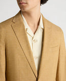 Remus Orange Neto Slim Fit Linen Blazer