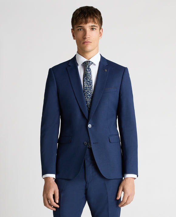 Remus Dark Blue Subtle Check 3 Piece Suit