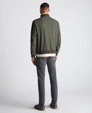 mans green wool jacket