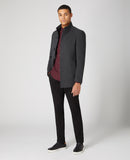 Remus charcoal wool overcoat