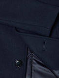 Navy Wool overcoat