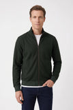 Baileys Men's Cardigan Sweater Full Zip 622210 Col 77 OLIVE
