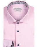 pink short sleeve shirt