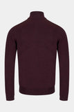 1/4 zip wine jumper