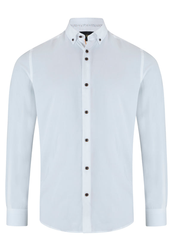 6th Sense White B Lyocell Shirt