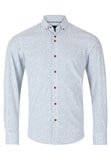 Men's No Iron Flower Pattern Shirt