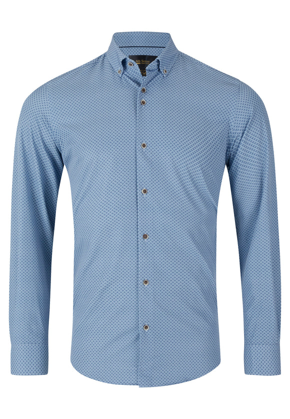 6th Sense performance Shirt Blue