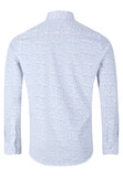 Men's White Shirt With Flowers