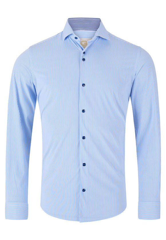 Gilded Gentleman Blue Strip Shirt