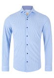 Blue Strip Gilded Gentlemen Shirt