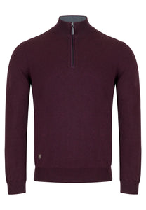men's 1/4 zip port jumper