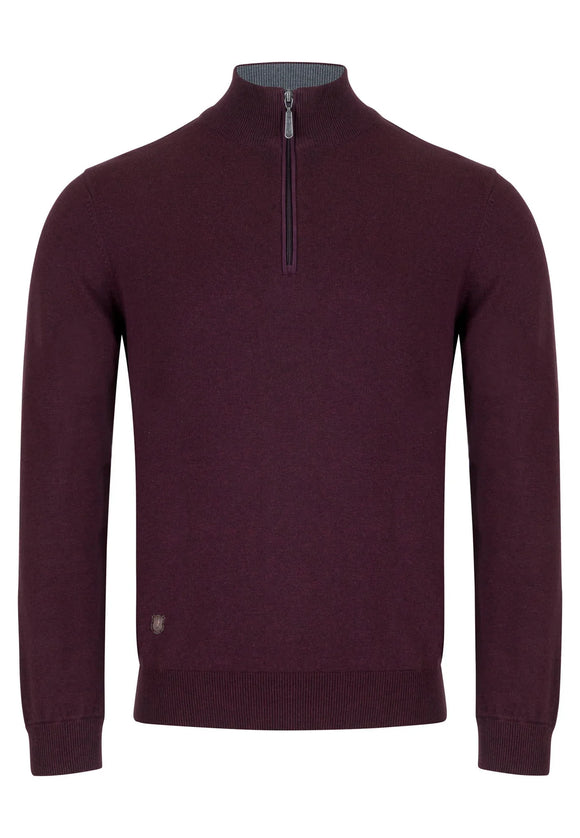 men's 1/4 zip port jumper