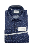 Icon Navy Print Men's Shirt 087