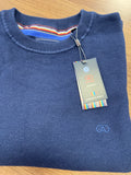 Andre Men's Crew Neck Sweater Hook Navy