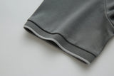 mens polo grey