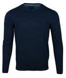 phillips menswear navy roundneck sweater