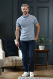 Kenrow Mens Polo Brett Powder Blue