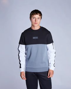 Diesel Buzz Crew Neck New Black Sweater
