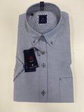 Andre Men's Short Sleeve Shirt Shannon Navy
