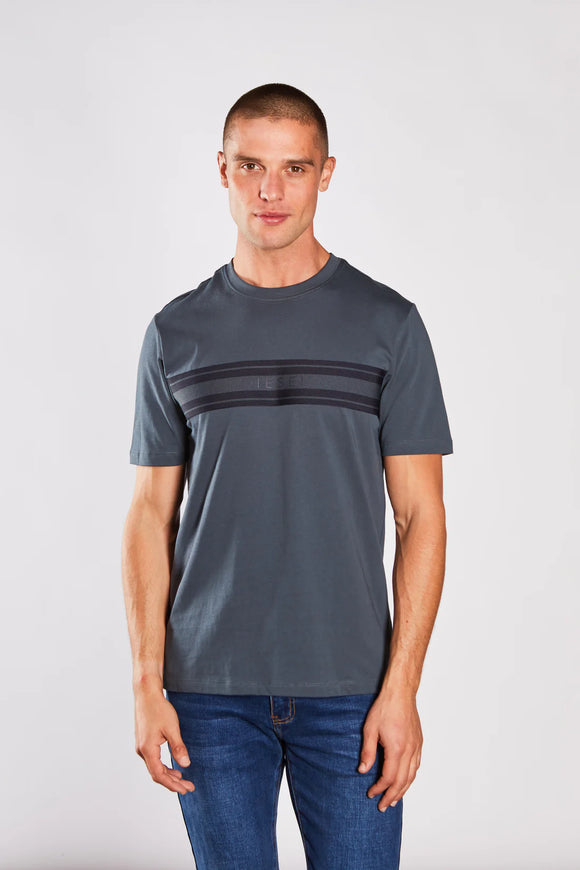 Diesel Duarte Petrol Blue Tee