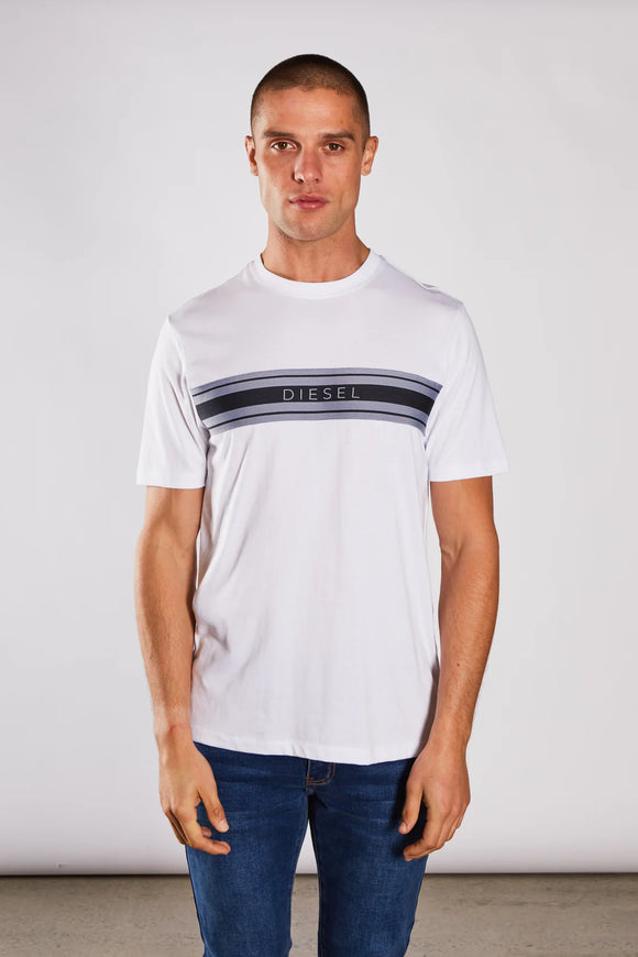 Diesel Duarte White Tee