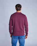 Burgundy Crew Neck Sweater