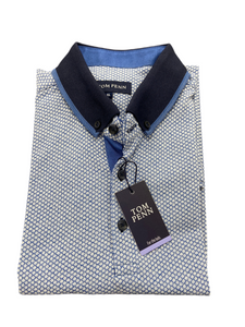 Tom Penn Men's Polo Shirt TPP 943 Blue